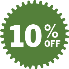 10% OFF icon