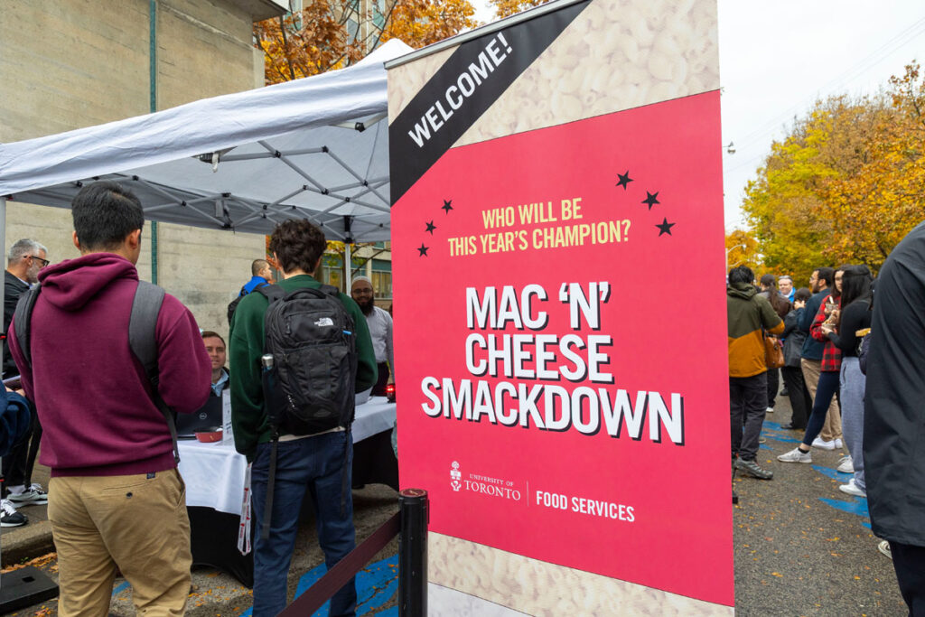 Mac N Cheese Smackdown at Willcocks Commons on October 26th