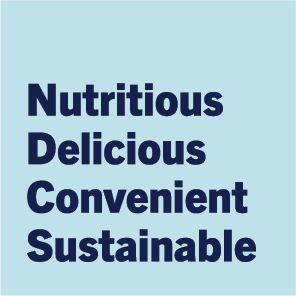 Nutritious Delicios Convenient Sustainable