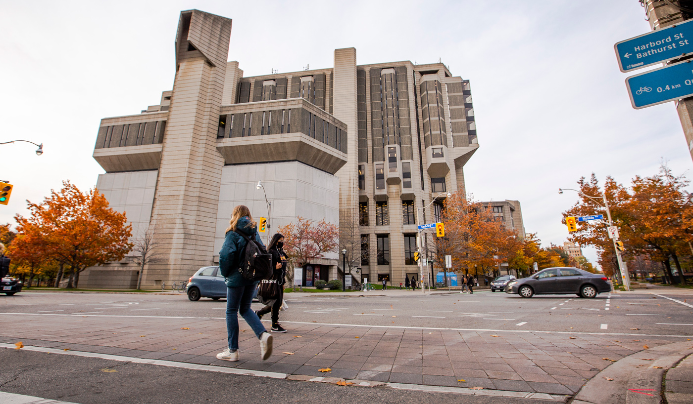Robarts Library at the heart of the St. George campus at U of T