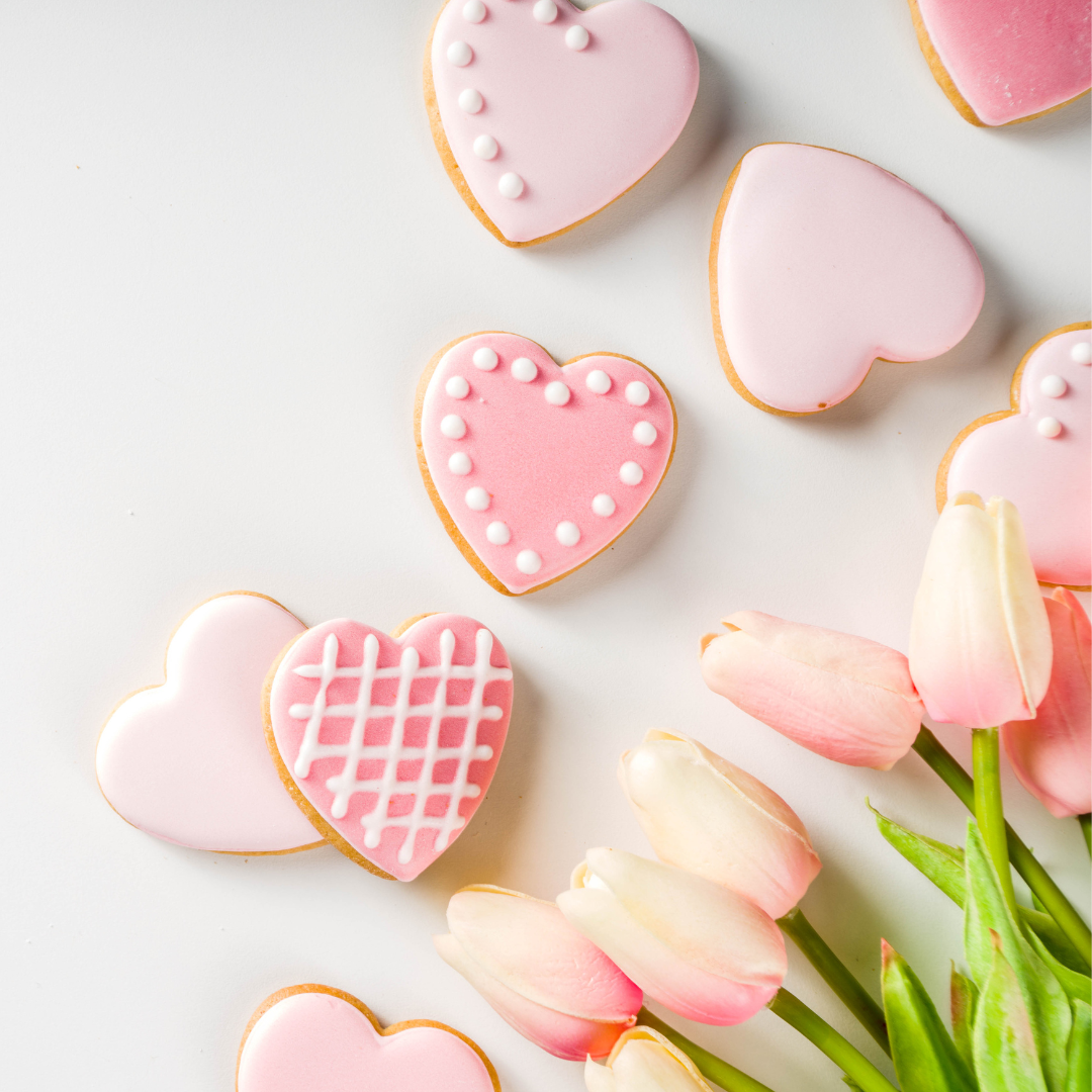 Cookies and flowers
